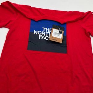 Red North face womens shirt size xs
